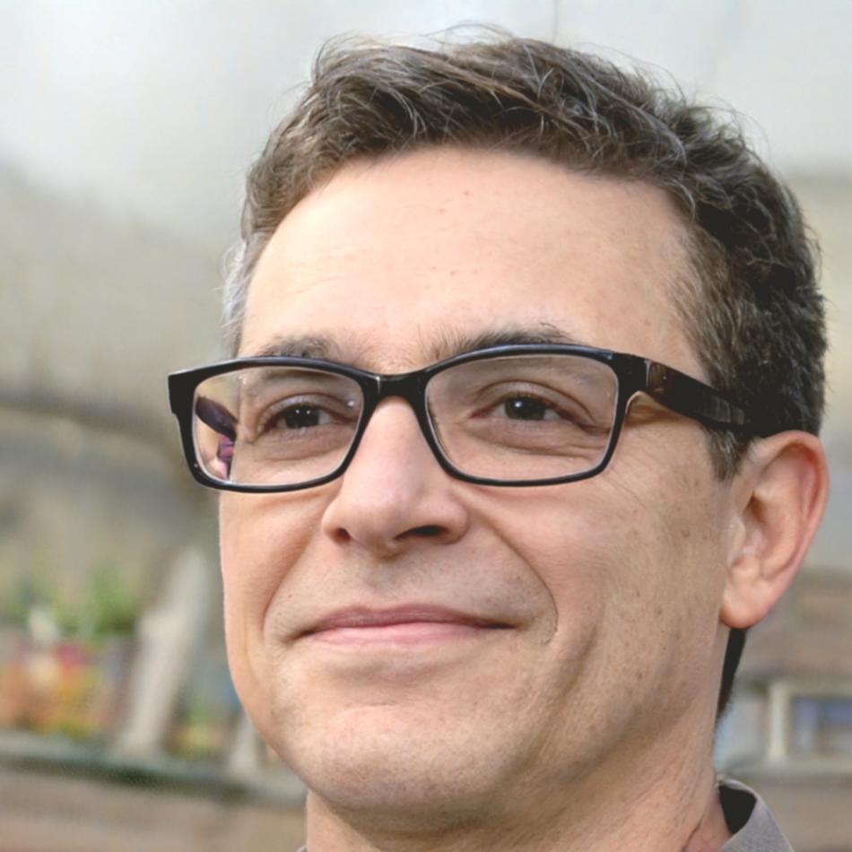 Instructor Desmond Fitzroy teaching grammar concepts