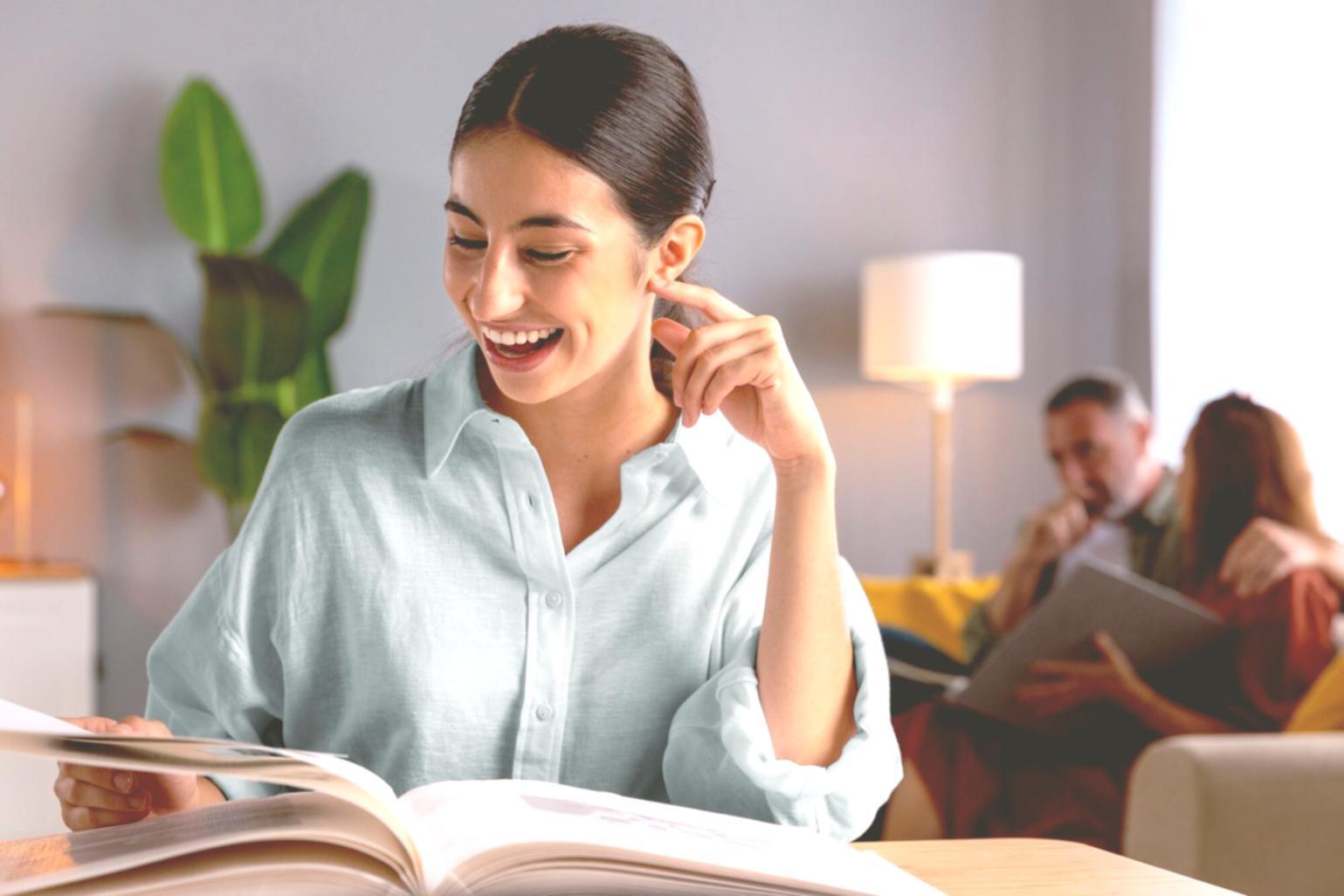 Students engaged in interactive grammar learning session